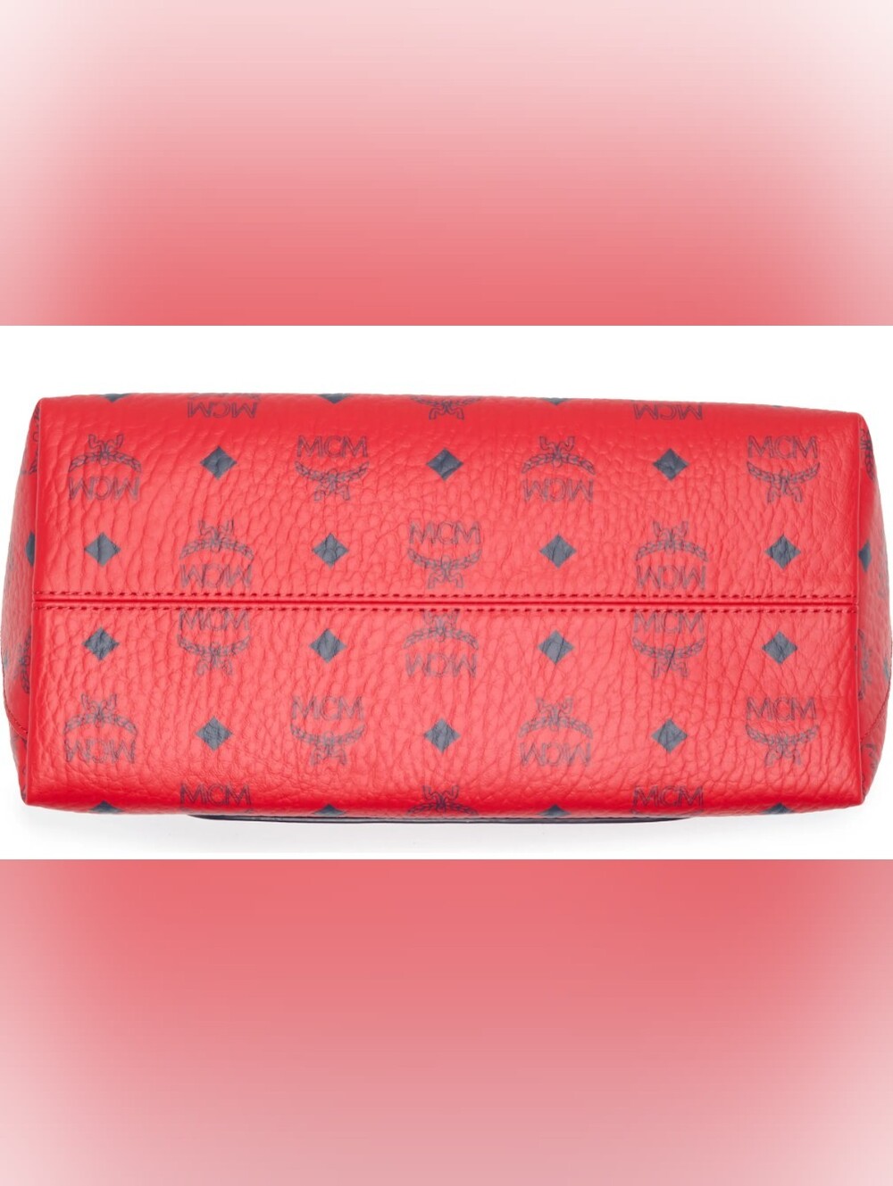 NWT MCM Aren Logo Print Shoulder Bag - Picture 4 of 11